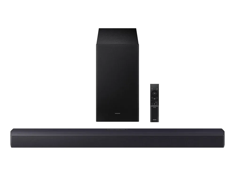 Samsung B-Series Soundbar HW-B550F 2.1 ch DTS Virtual X Soundbar with Subwoofer (2025 Model) Voice Enhance Mode, Bass Boost, Adaptive Sound