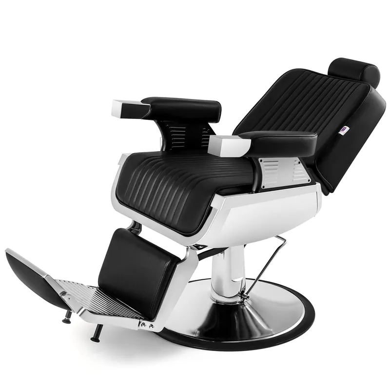 Artist hand Barber Chair Reclining Hydraulic Barber Chairs Heavy Duty Styling Chairs for Salon Chair Tattoo Chair Beauty Equipment (Black)