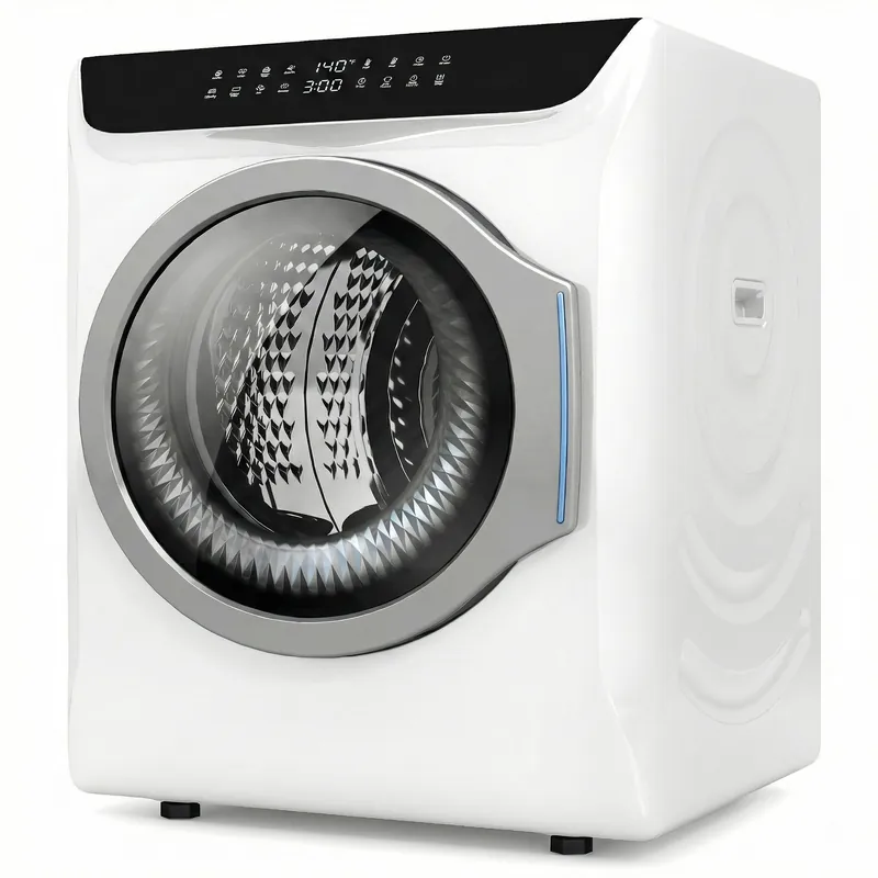 Auertech 2.8 CU. FT. Portable Dryers for Laundry, Compact Clothes Dryer with Stainless Steel Tub & Boot Dryer,1400W Dryer Machine, Electric Dryer with LED Control for Apartment, Dorm, RV, White