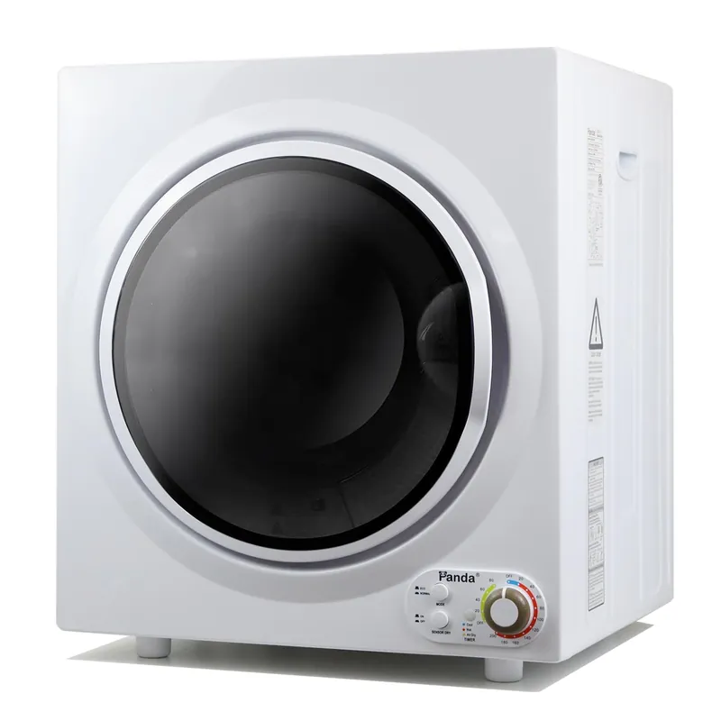 Panda Compact Dryer 13.2 lbs Load Volume 110V 1500W Portable Clothes Dryer 3.5 cu.ft. Stainless Steel Tub, 4 Drying Modes