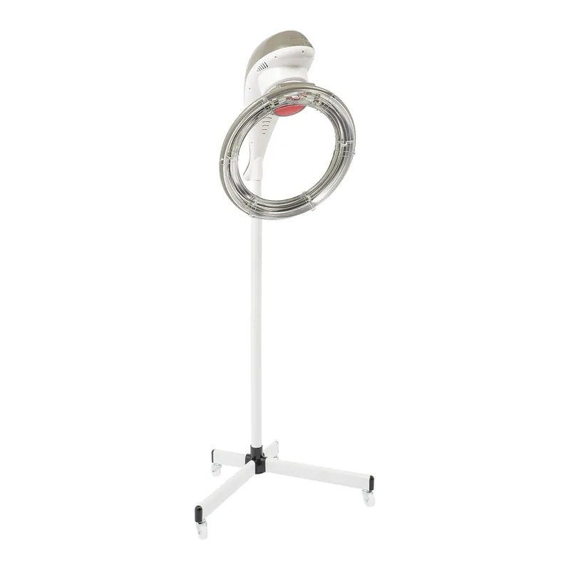 Salon Standing Hair Dryer, 950W Orbiting Rotating Hair Processor with Timer and Rolling Wheels for Beauty Spa Home Salon Equipment (Grey)