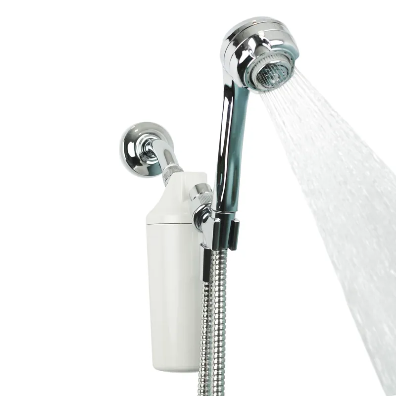 Aquasana Shower Filter Dermatologist-recommended for softer, healthier skin & hair Proven to reduce 90% of chlorine for 6 months High pressure Chrome wand shower head AQ-4105CHR