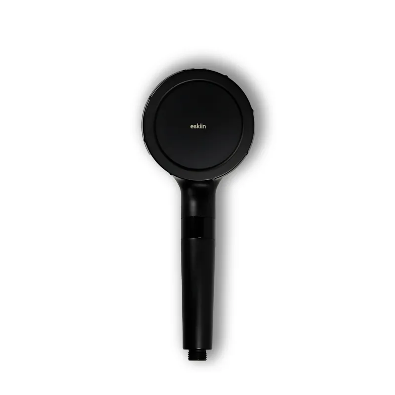 Eskiin Filtered Shower Head - Best HandHeld Shower Head With Filters For Healthy Hair & Skin - High Pressure - Reduce Dandruff, Protect Colored Hair, And Soothe Dry Skin (Black)