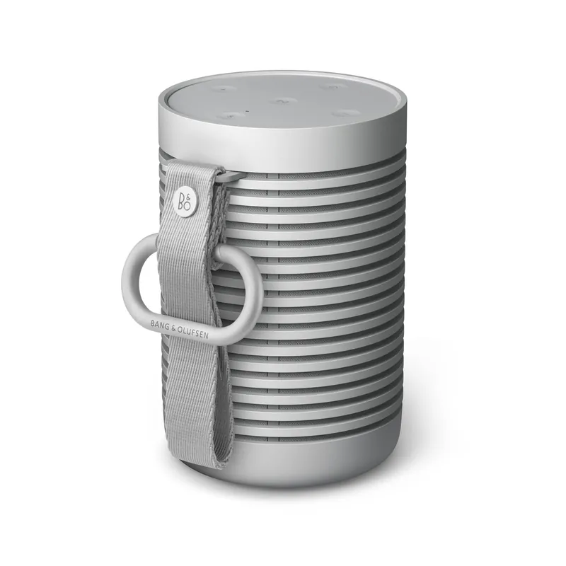 Bang & Olufsen Beosound Explore - Wireless Portable Outdoor Bluetooth Speaker, IP 67 Dustproof and Waterproof, Grey Mist