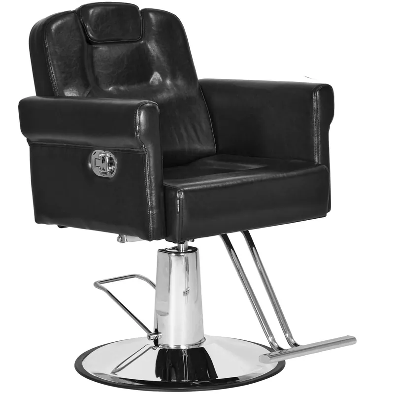 Comie Barber Chair Recliner Salon Chair Hair Spa Chair with Hydraulic Pump, Removable Headrest, Adjustable Height 360 Degrees Swivel for Hair Salon Equipment