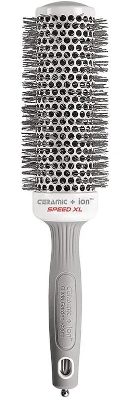 Olivia Garden Ceramic + Ion Speed XL - Extra-Long Round Thermal Hair Brush - Not Electrical - Professional Blowout Brush for Normal to Thick Hair - 1 3/4"- Diameter Barrel - CIXL-45