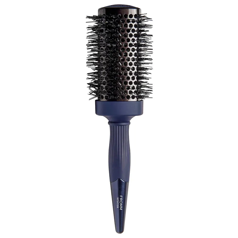Fromm Professional Intuition Square Styler 1.75 Inch Ceramic & Ionic Thermal Brush in Blue, 2-in-1 Straighten & Wave Blow Drying Brush, Smooths Frizz & Flyaway‘s for Healthy Shiny Hair