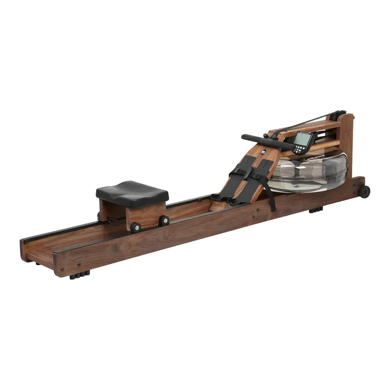 WaterRower Walnut Rowing Machine with S4 BLE Monitor USA Made Water Rower Original Handcrafted Erg Machine for Home Use & Gym Best Warranty