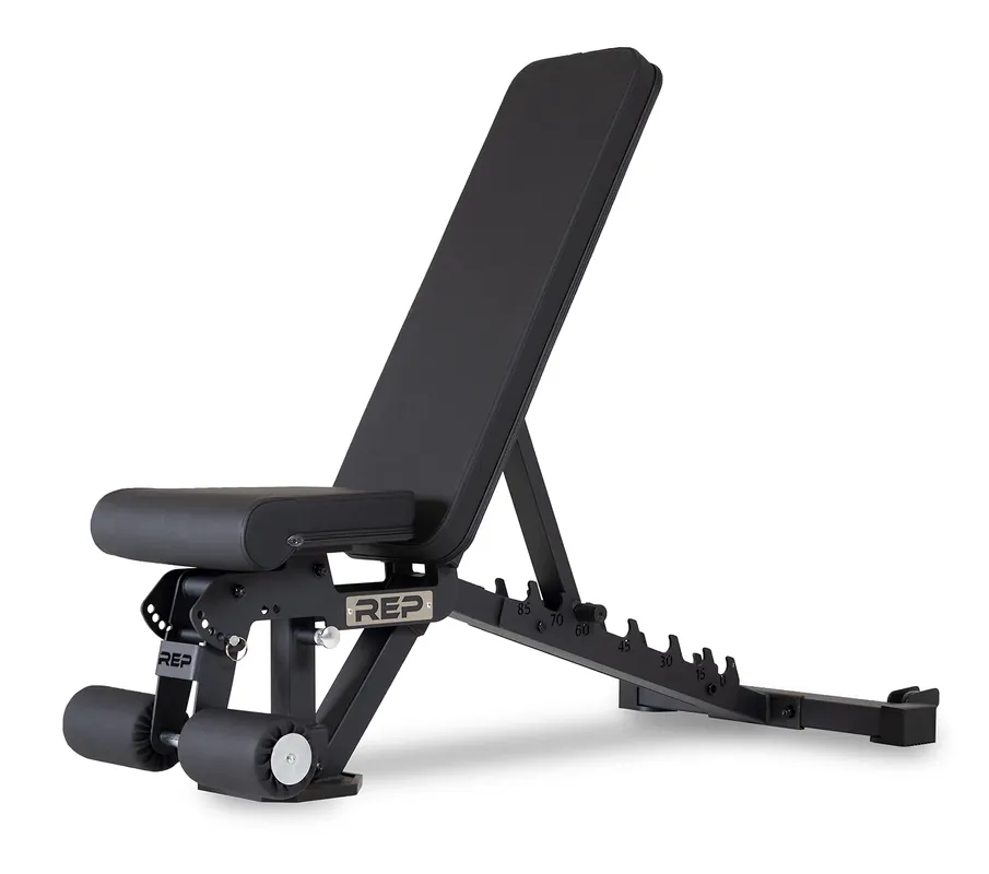 REP Foldable Incline Decline Bench, Matte Black