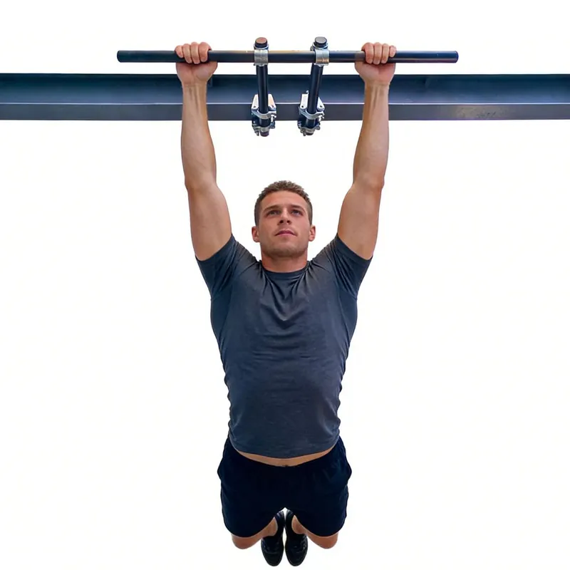 I Beam Pull Up Bar, Made with 1-1/4" Steel Tube, 0.12 Inches Thick. Fits All I-beam Models, Maximum Load 700 Lbs.