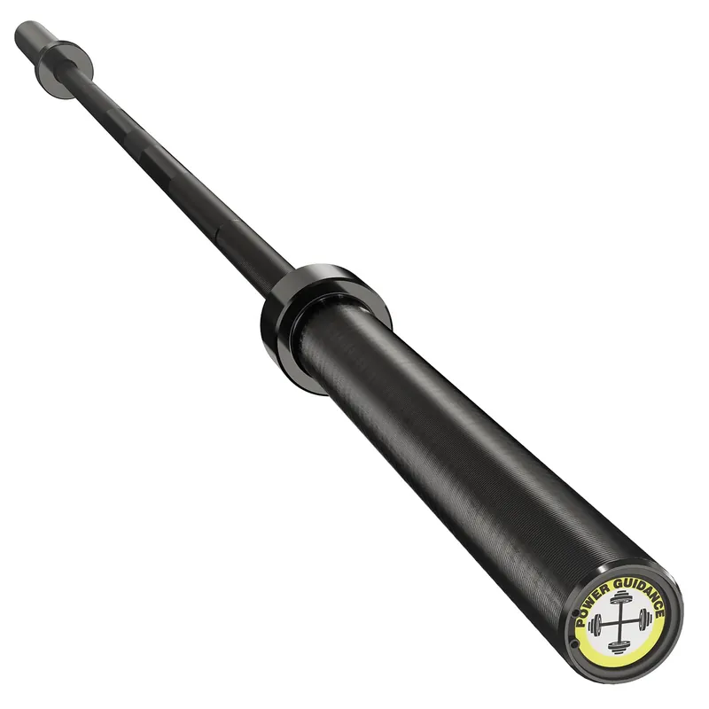 POWER GUIDANCE Olympic Barbell Bar, 7ft Strength Training Bar for Weightlifting, Home Fitness, 1200-Pound Capacity