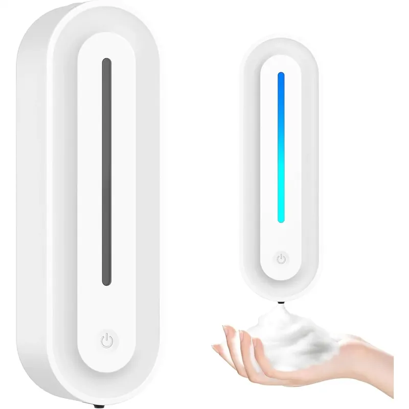 Touchless Soap Dispenser Wall Mount, 14.2oz Rechargeable Auto Foaming for Bathroom Kitchen