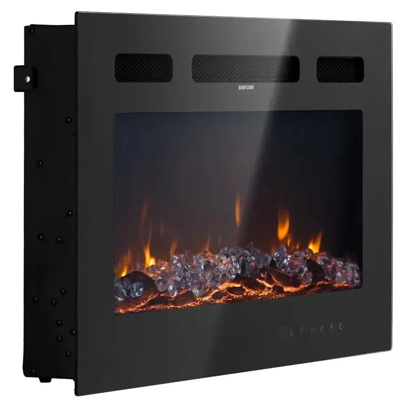 42 inch Electric Fireplace, Wall Mounted Recessed Fire Place with Remote