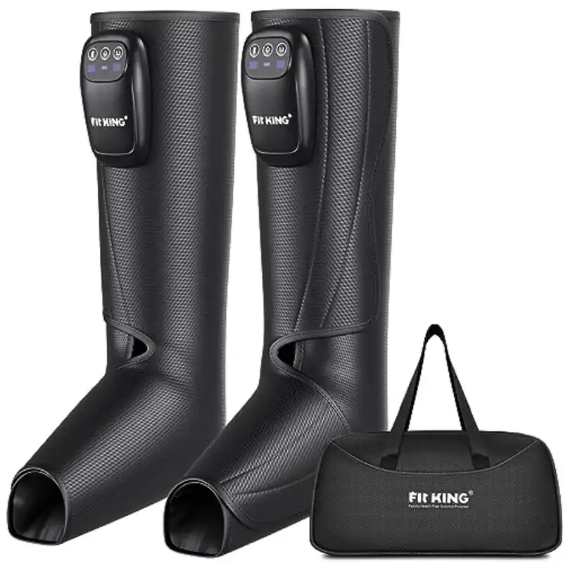 Cordless Foot and Leg Massager Rechargeable Foot and Calf Massage Boots