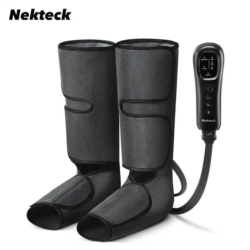 Nekteck Leg Calf Wraps Air Pressure Massage for Blood Circulation