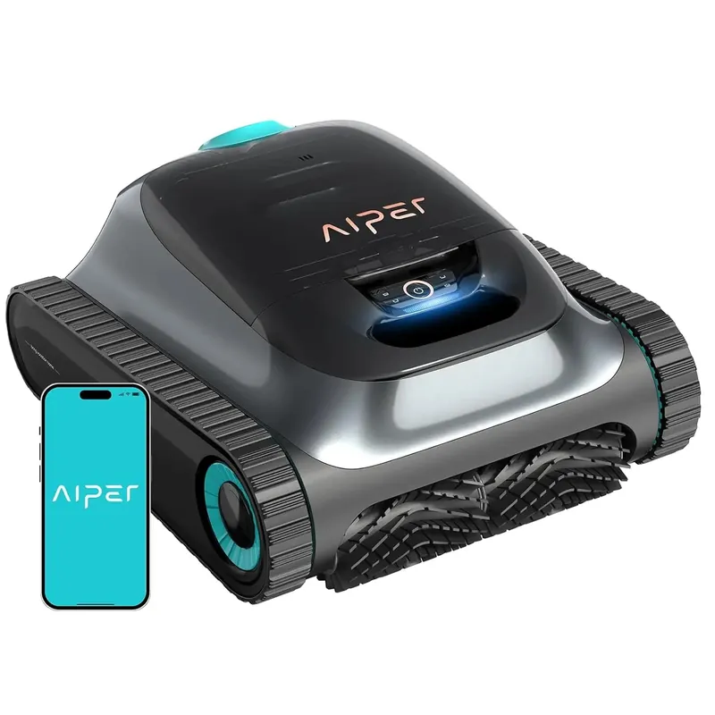 Scuba S1 Robotic Pool Cleaner, Wall&Waterline Cleaning,180-Min Battery Life