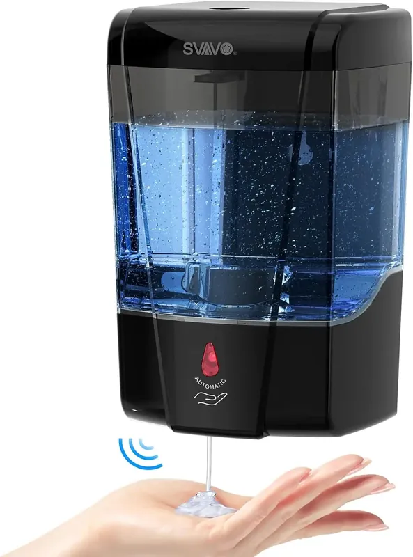 Touchless Automatic Soap Dispenser, Wall Mount with Sensor Pump for Home