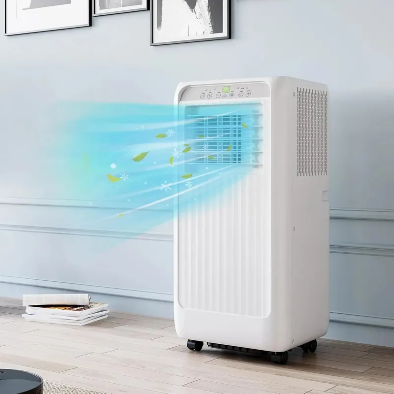 3-in-1 Portable AC, Dehumidifier, and Fan Mode, AC Unit with 24H Timer