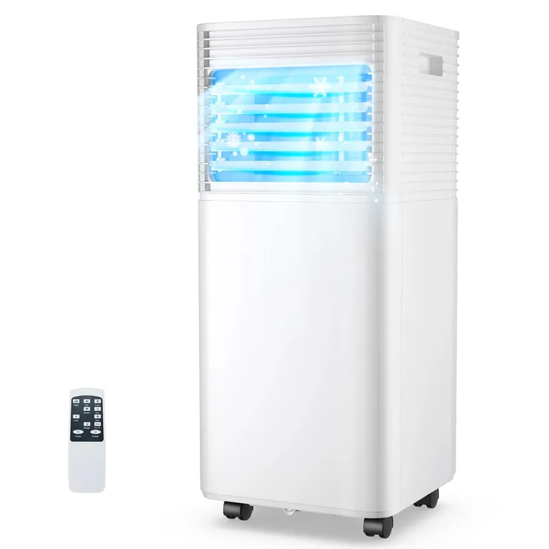 8000 BTU Portable Air Conditioner 3-in-1 w/Dehumidifier & Fan Mode