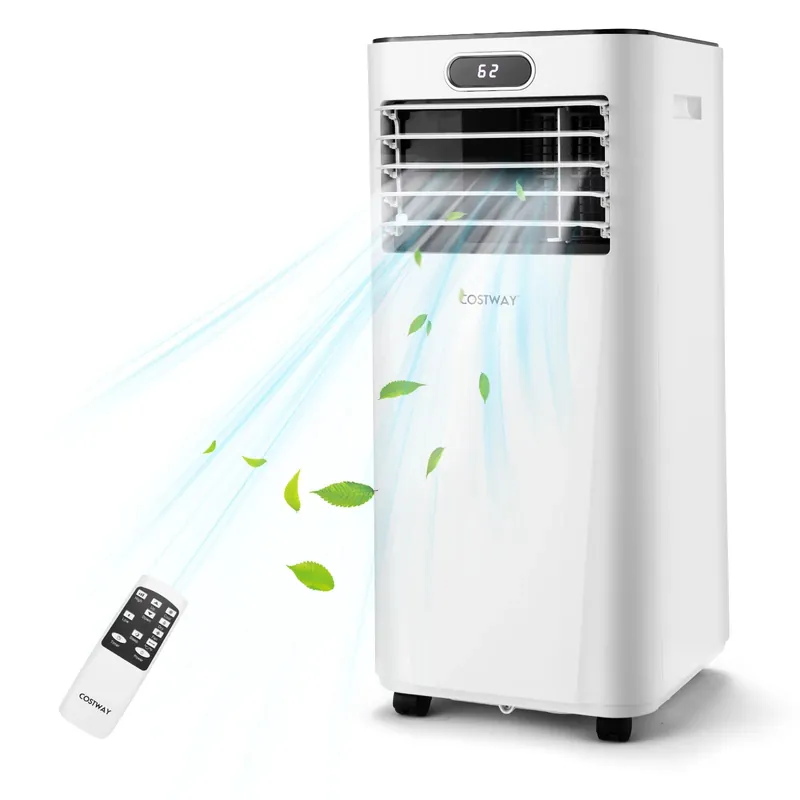 8000 BTU Portable Air Conditioner with Remote Control 3-in-1 w/ Drying