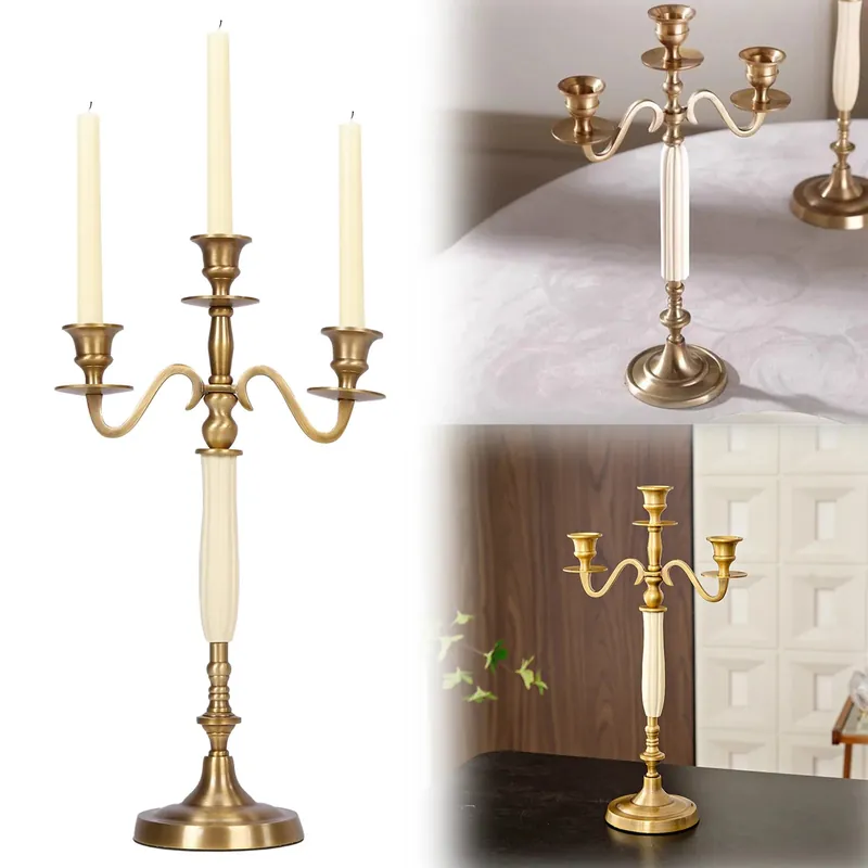 3/5 Candle Sticks Stand Holders Decor Centerpiece Dining Table Wedding