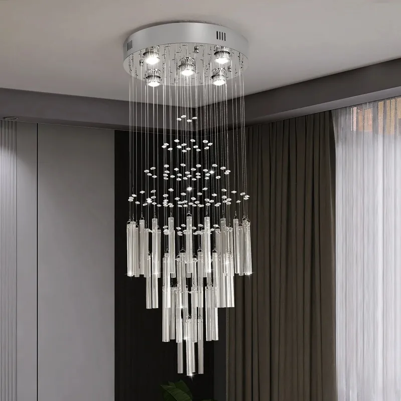 GreeLustr Crystal Ceiling Chandelier Luxury Home Decor Living Room Bedroom