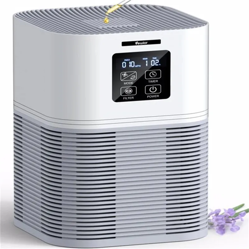 2 in 1 Air Purifier with H13 Filters for Home Allergies Pets Hair Odor Eliminators