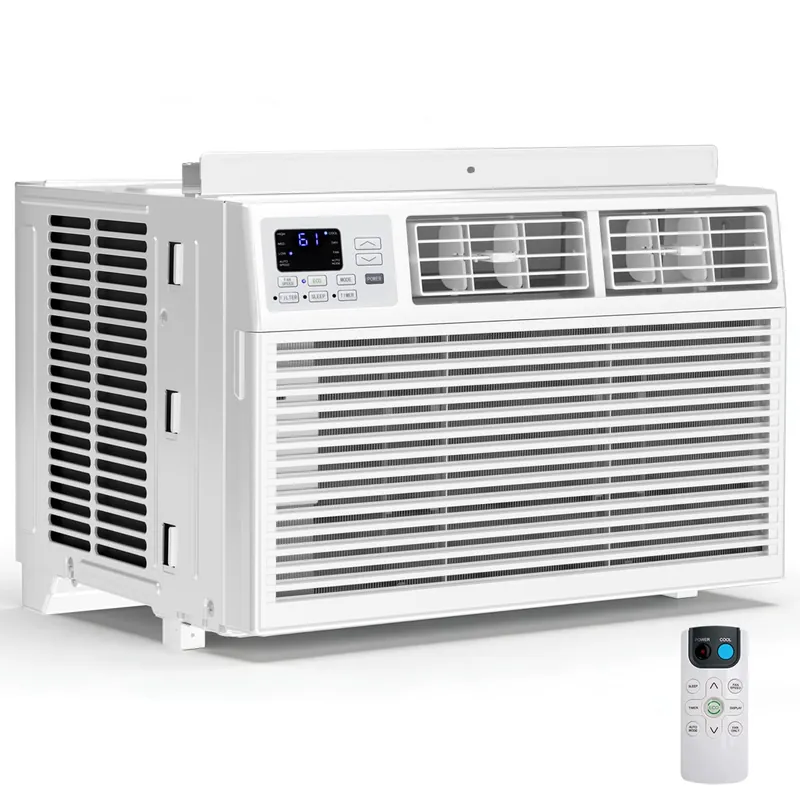 14,000 BTU Window Air Conditioner, 3-in-1 AC Unit with Dehumidifier for Large Room/Living Room Up to 700 Sq. Ft, Quiet & Energy Saving Window AC with Remote, 4 Fan Speeds, 24H Timer