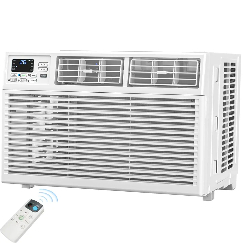 Antarctic Star 8,000 BTU Window Air Conditioner, Window AC Unit, Cools Rooms up to 350 Sq.Ft., 6 in 1 Modes Air Conditioner Window Unit with Remote Control, Easy to Install, Energy Saving, White
