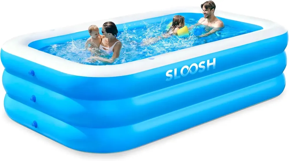 JOYFY 120" x 72" x 22" Full-Sized Inflatable Swimming Pool Summer