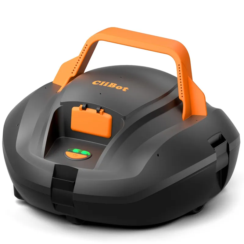 CliBot S1 Cordless Pool Vacuum, Automatic Pool Cleaner Robot with 120 Min Runtime, Powerful Dual-Motor, Auto Park, 2 Cleaning Paths, for Above Ground Pools and Flat In-Ground Pools up to 850 Sq.Ft