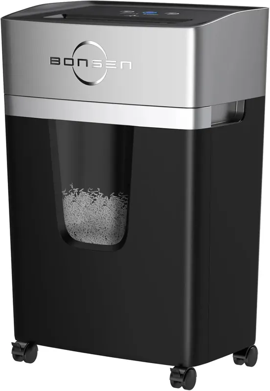 Micro Cut Paper Shredder 12 Sheet, P-4 High Security, 55 dB Ultra-Quiet