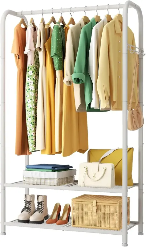 Clothing Racks Portable for Hanging Clothes Garment Rack Heavy Duty
