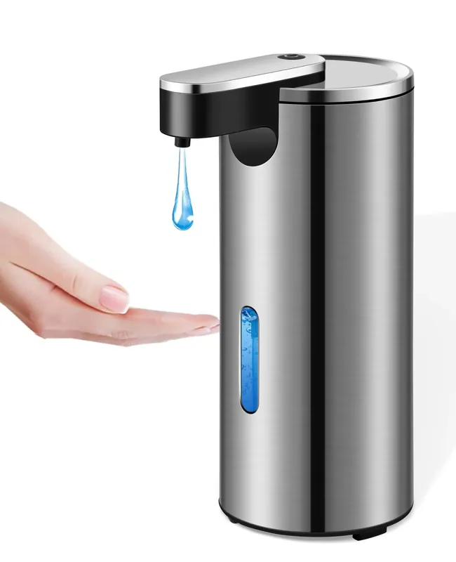 Automatic Soap Dispenser Stainless Steel Touchless3-Level Infrared Sensor for Bathroom,Kitchen,Hotel,Hand