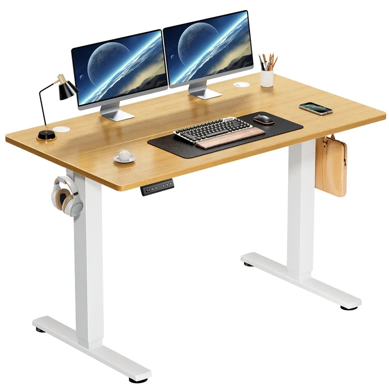 JHK Electric Standing Desk Height Adjustable 40x24 Inch Stand Up Sit Stand