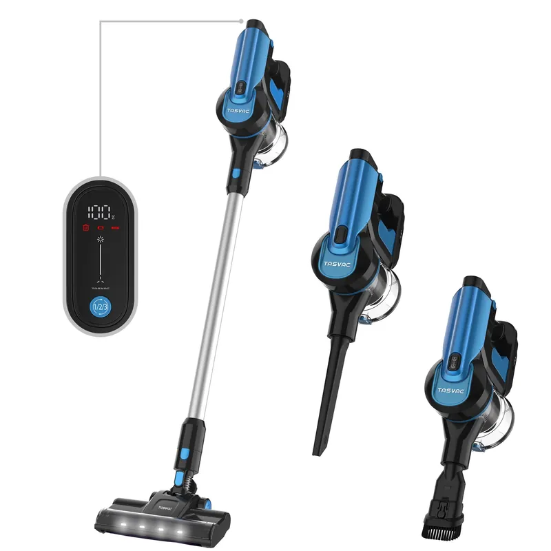 TASVAC S800 Portable Stick Vacuum Cleaner, 23 Kpa 6 in 1 Lightweight