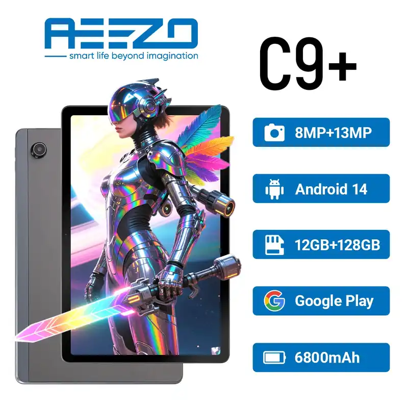 AEEZO 11 Inch Android 14 Tablet Octa-Core 12GB RAM