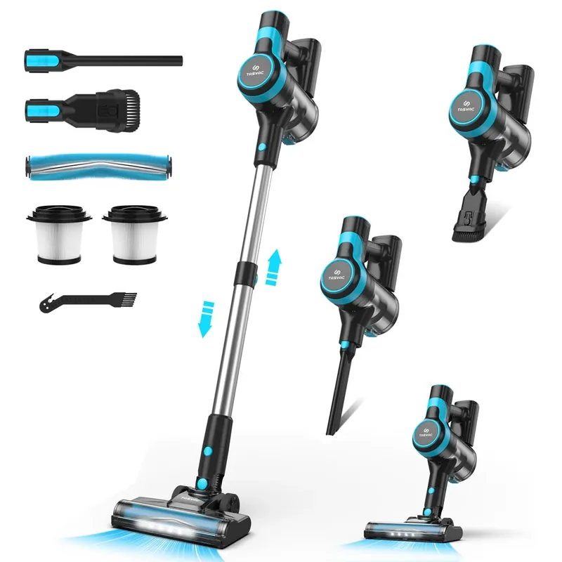 TASVAC 28KPa Cordless Vacuum Cleaner Powerful Suction 6-in-1 Lightweight