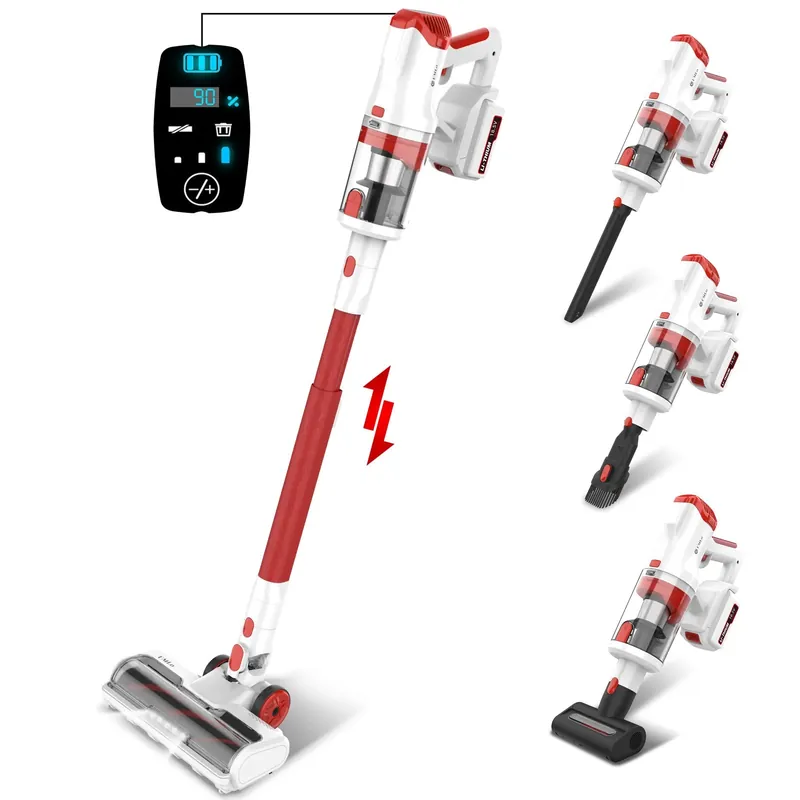 UMLo V111 300W 28Kpa Cordless Stick Vacuum with LED Display, 8 in 1
