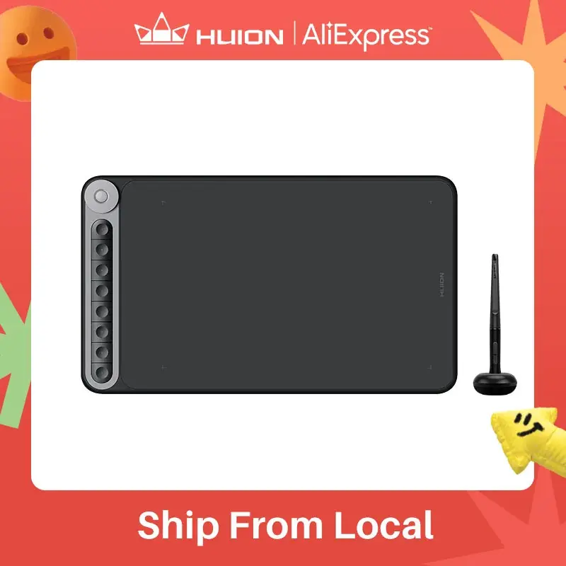 Huion Inspiroy Dial Q620M Graphic Tablet Wireless Drawing digital Pen