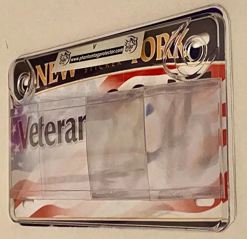 Motorcycle 4Th Gen. Phantom Tag Protector Clear License Plate Privacy Shield