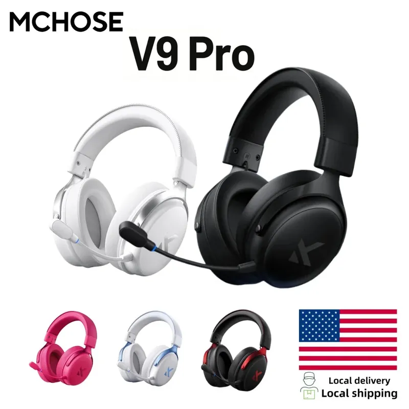 MCHOSE V9 Pro Wireless Gaming Headset 7.1Surround Sound Headphones