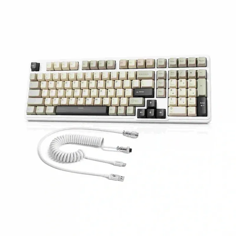 MAMBASNAKE x Attack Shark X98 Wireless Mechanical Keyboard,Gasket Hot Swappable Custom Keyboard