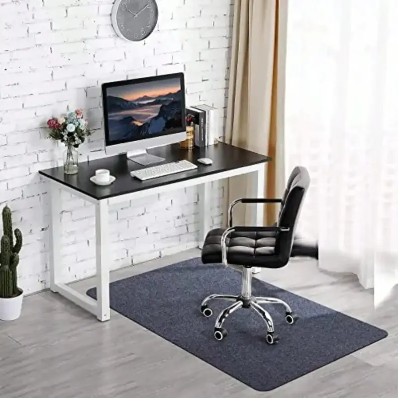 Office Chair Mat for Hardwood and Tile Floor 55"x35" Computer Gaming Rolling Chair Mat Under Desk Low-Pile Rug Large Anti-Sli