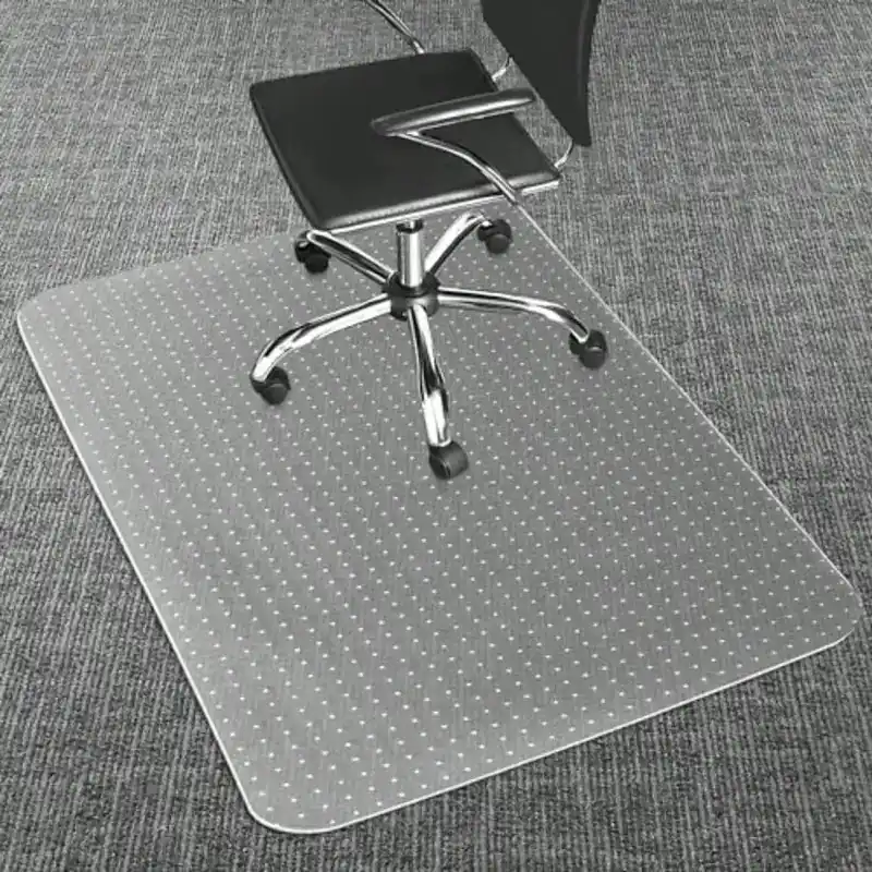Office Chair Mat for Carpets Clear Desk Floor Mat for Low Flat and No Pile Carpeted Floors