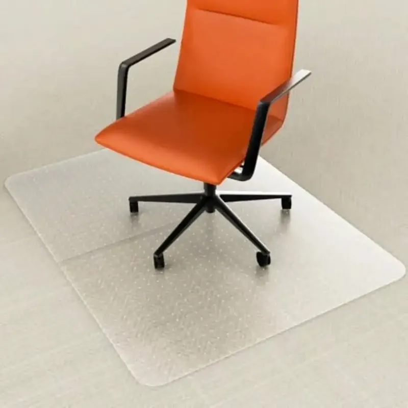 Office Chair Mat for Carpet 36"x48" Heavy Duty PVC Floor Protector Non-Slip Clear Computer Desk Mat