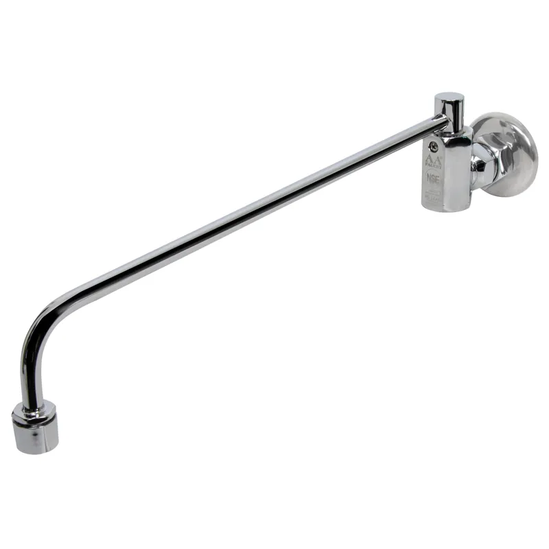 AA Faucet Wok Range Center-On Automatic Faucet with 14" Spout & 3/8" Male Inlet for Restaurant Kitchen AA-510G (3/8" Inlet 14" Spout)