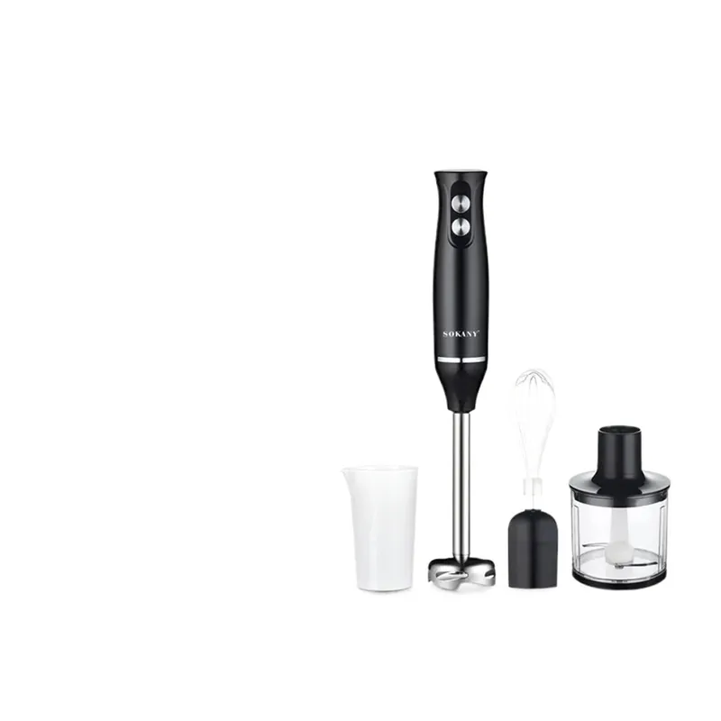 4-in-1 Electric Hand Mixer, 300W Multi-Functional Meat Grinder & Blender for Kitchen, Milkshakes, Cakes, Portable Food Processor with 3 Speed & Accessories