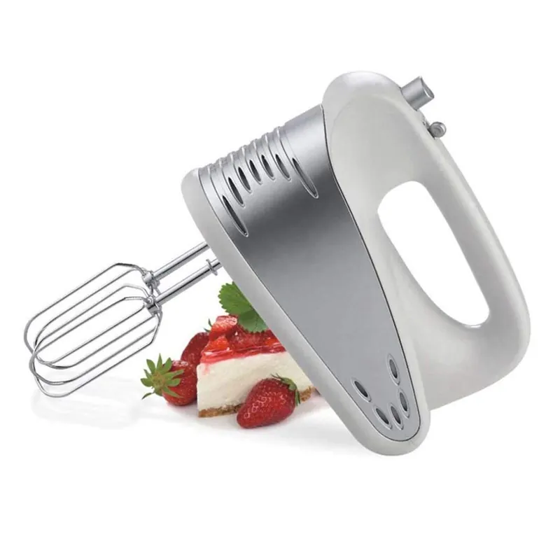 Hand Mixer Electric 200W Multi-Speed Hand Mixer with Turbo Button Easy Eject Button and 5 Attachments (Beaters Dough Hooks)