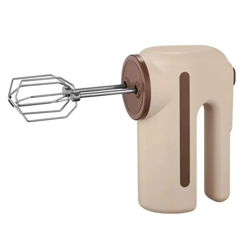 PINGANRUYI Handheld Electric Food Mixer Wireless Portable Automatic Cake Mixer Cream Mixer Pastry Handheld Mixer for Kitchen(Brown)